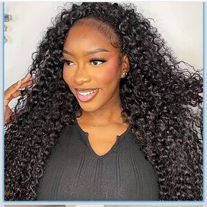 Half Wig Human Hair 300% Density 3 In 1 Seamless Flip Over 20 Inch
